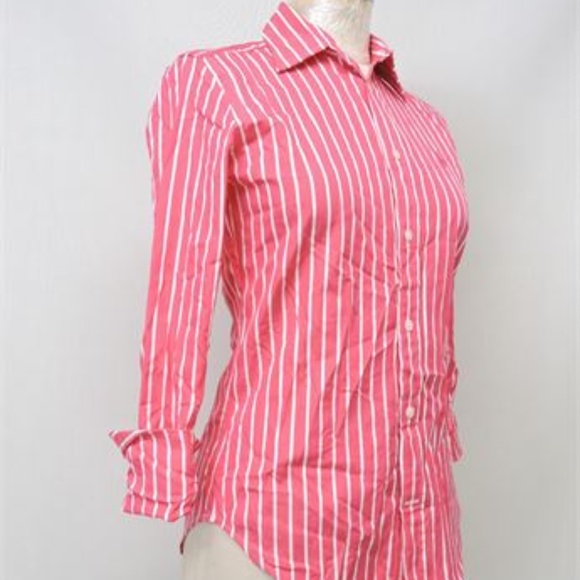 Ralph Lauren Striped Button Up Shirt, Size 2 - Picture 2 of 6